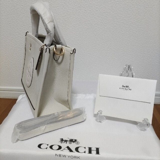 COACH コーチ トートバッグ ハンドバッグ ホワイト デンプシー レディース | ebisuya. powered by BASE