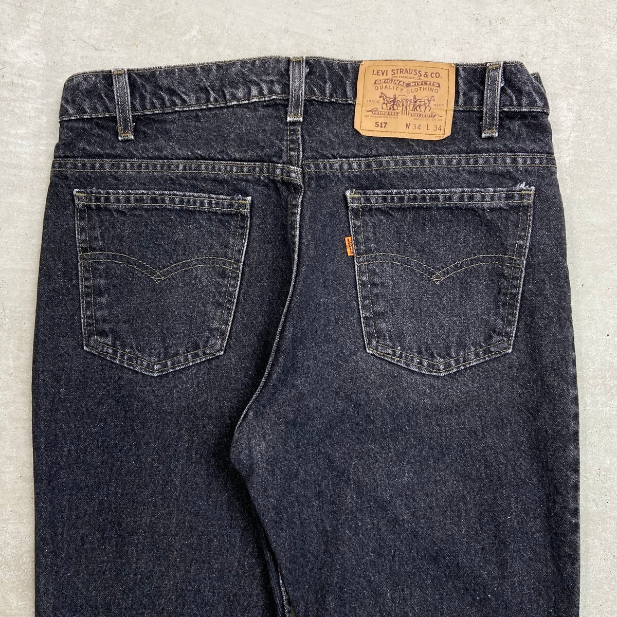90年代 USA製 Levi's リーバイス 517-0259 ブラック フレアデニム