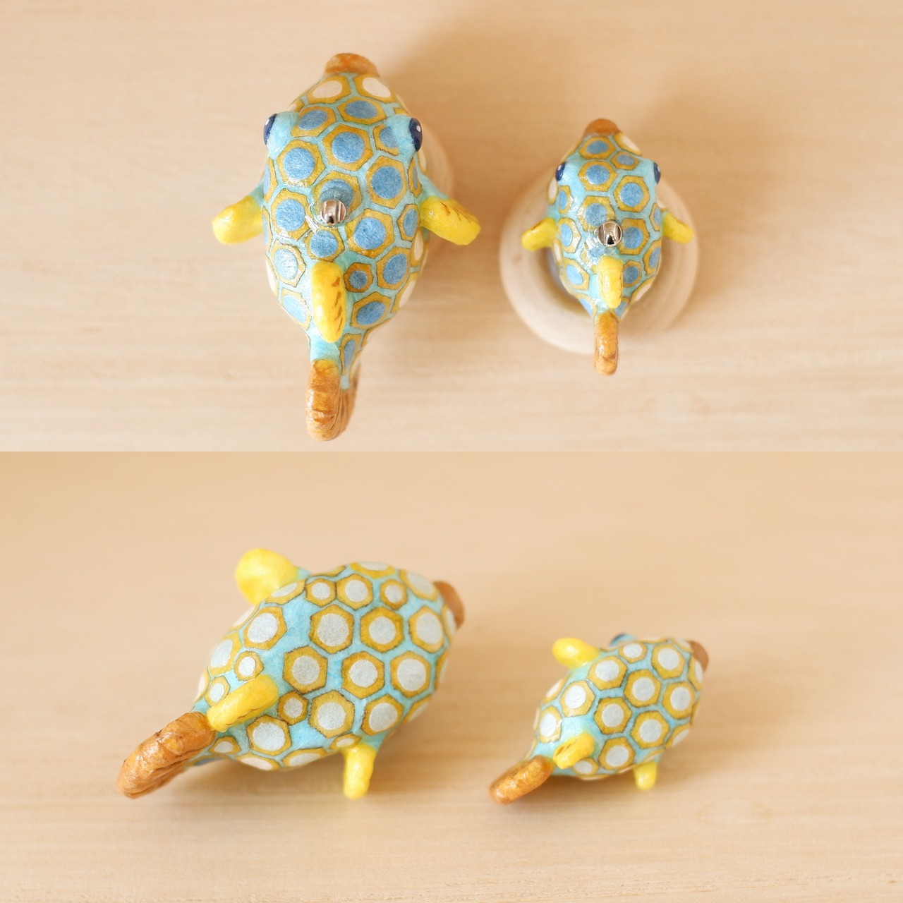 和紙小物/アクセサリー『ハコフグ（成魚）』