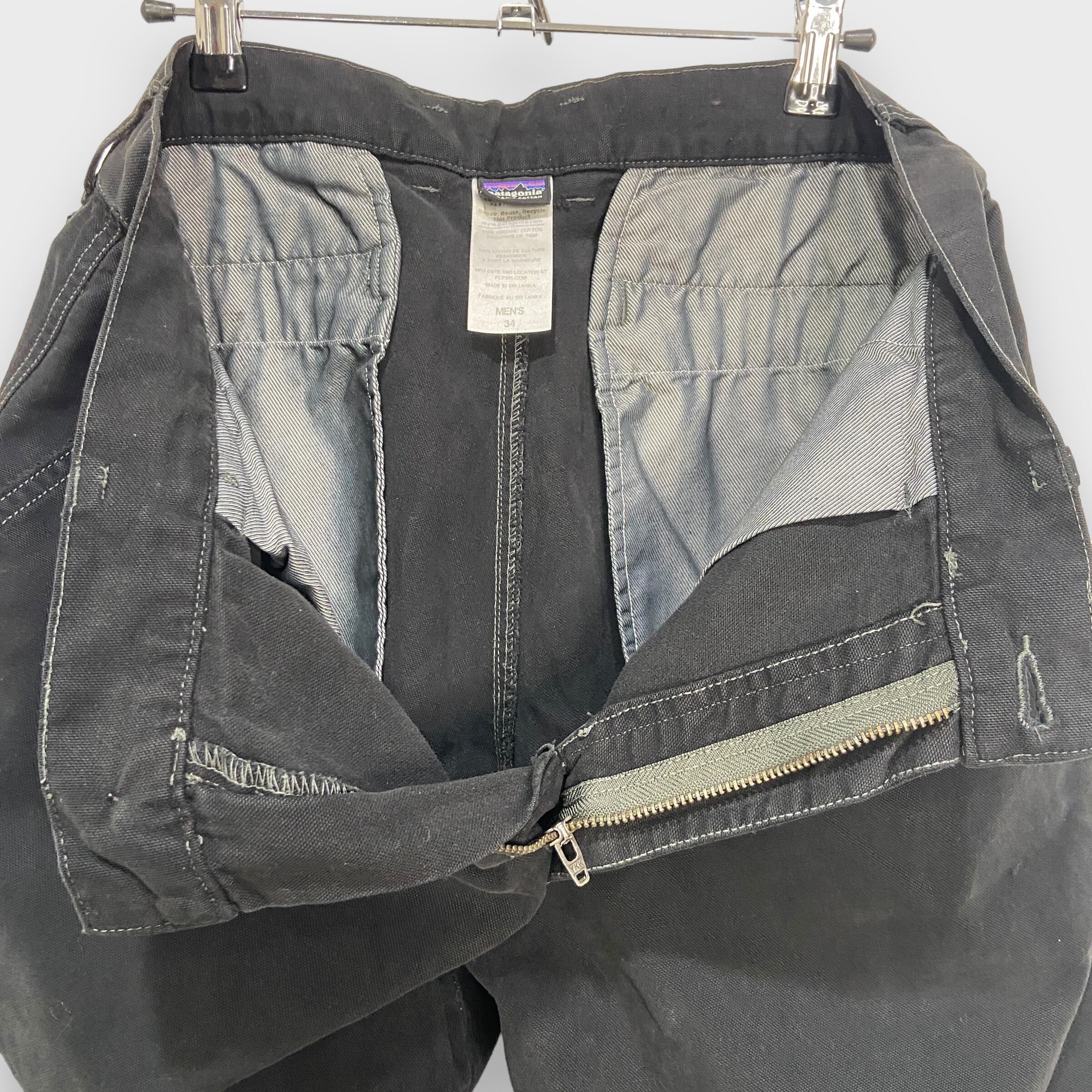 patagonia パタゴニア オーガニックコットンパンツ ブラック W34
