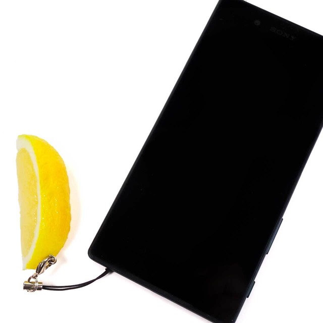 食べちゃいそうな レモン くし切り 食品サンプル キーホルダー ストラップ