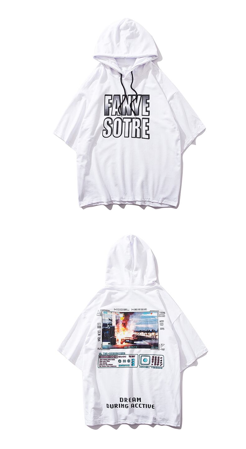 全2色 Tシャツ カットソー プリント カジュアル ストリート 