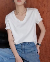 V neck T shirt  N1214