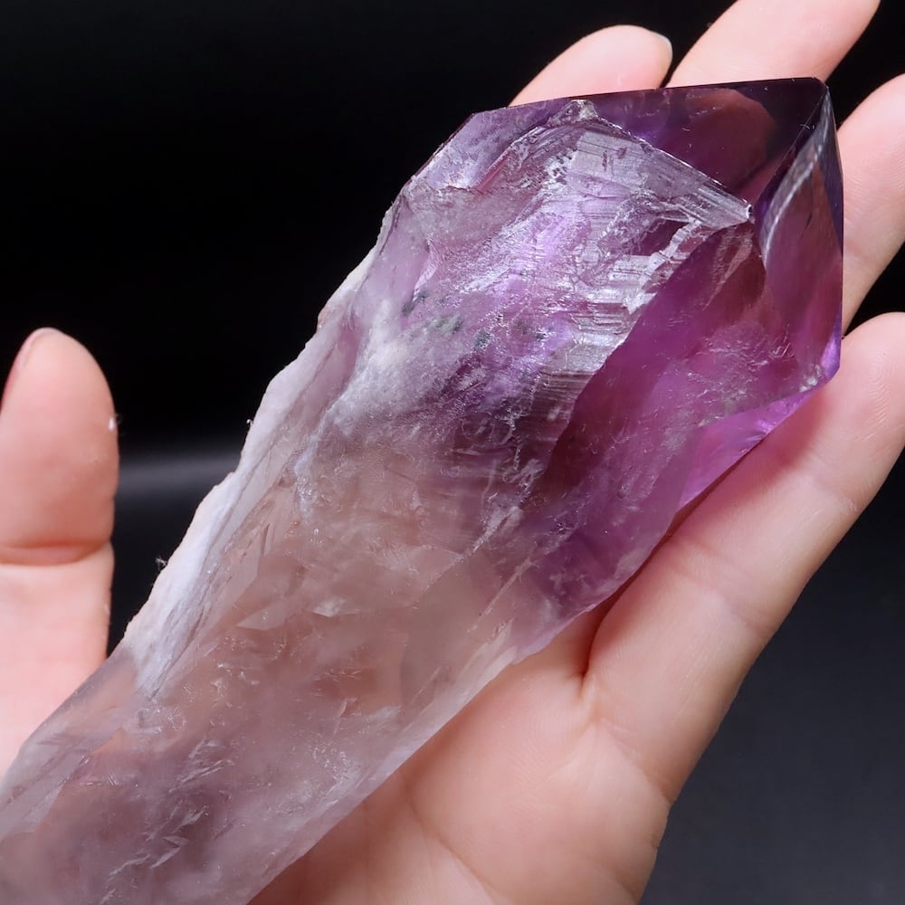 アメジストポイント 紫水晶 238.2g AMT339 鉱物 原石 天然石