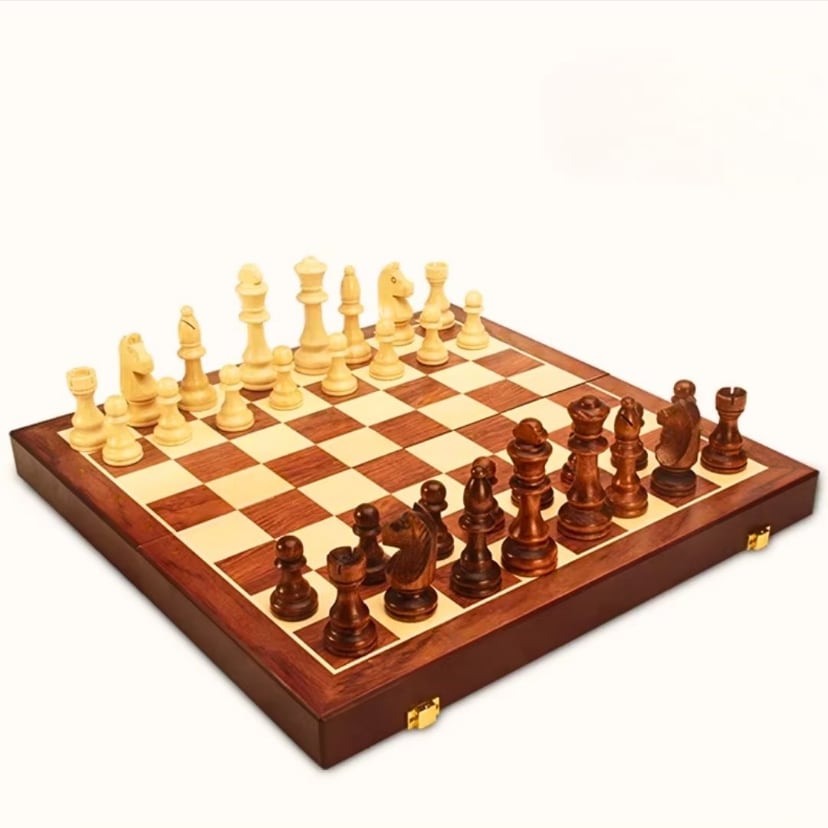 チェス ボード 木製 持ち運び 折り畳み コンパクト 頭脳戦 考える 磁石