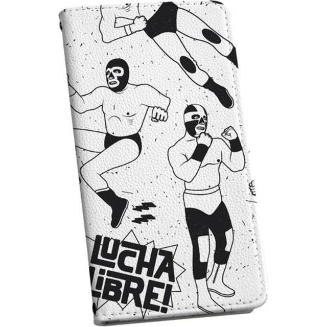 iphone7 ケース カバー 手帳 スマコレ 手帳型 レザー 手帳タイプ 革 スマホケース スマホカバー 014134 プロレス マスク キャラクター 94