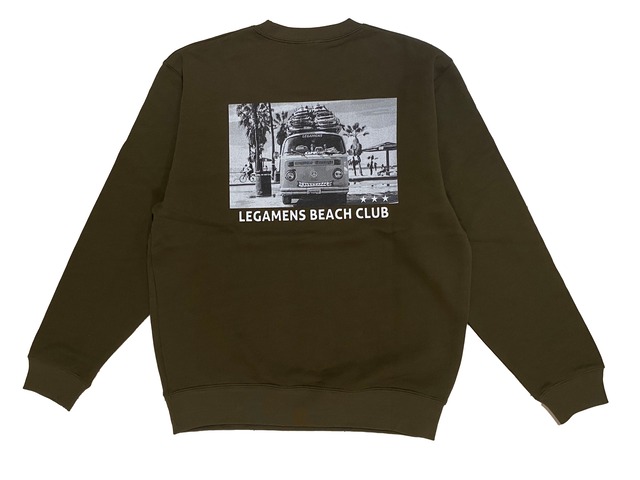 【graphic car sweat】/ khaki