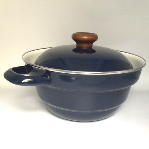 【B-M-S】IH対応ビームスオールインワン（すのこ付き）ネイビー【ハニーウェア】