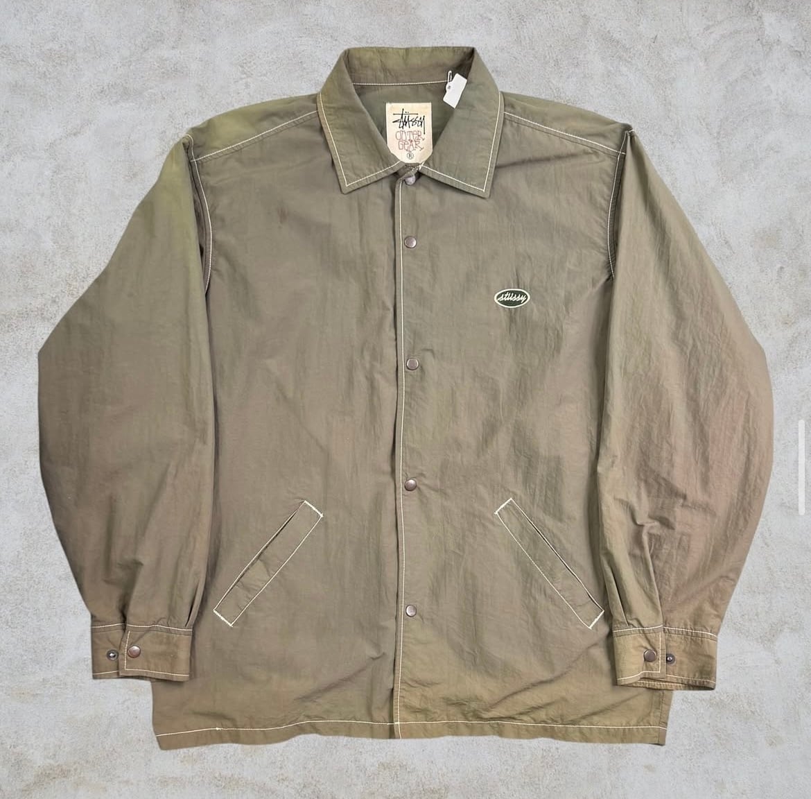 90s stussy ワークジャケット　ベア　白タグ 楽天市場】STUSSY ステューシー ジャケット OLD STUSSY 白タグ