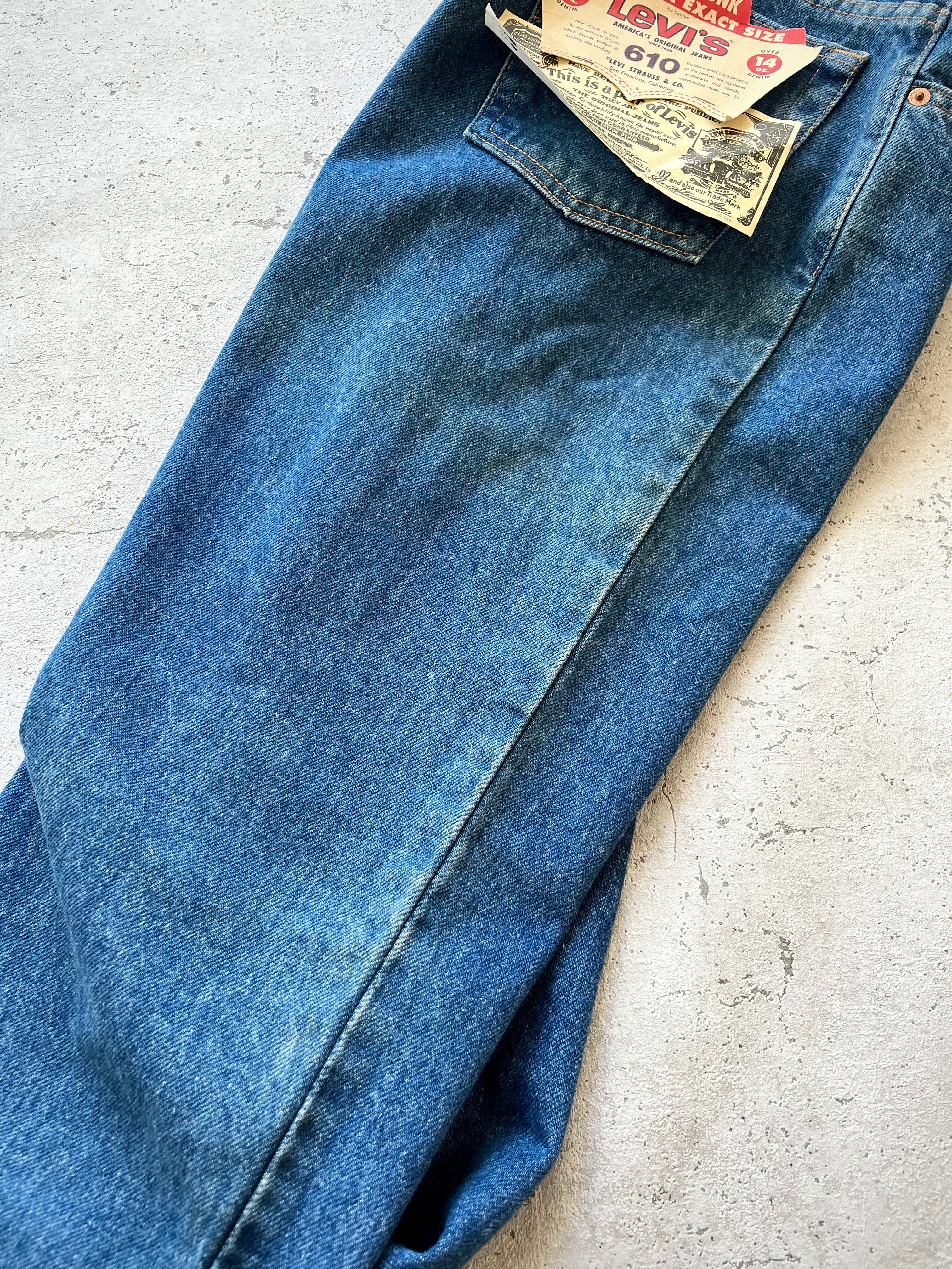 DEAD STOCK 90s USA製 LEVI'S 610 SLIM TAPERED DENIM OLD VINTAGE ...