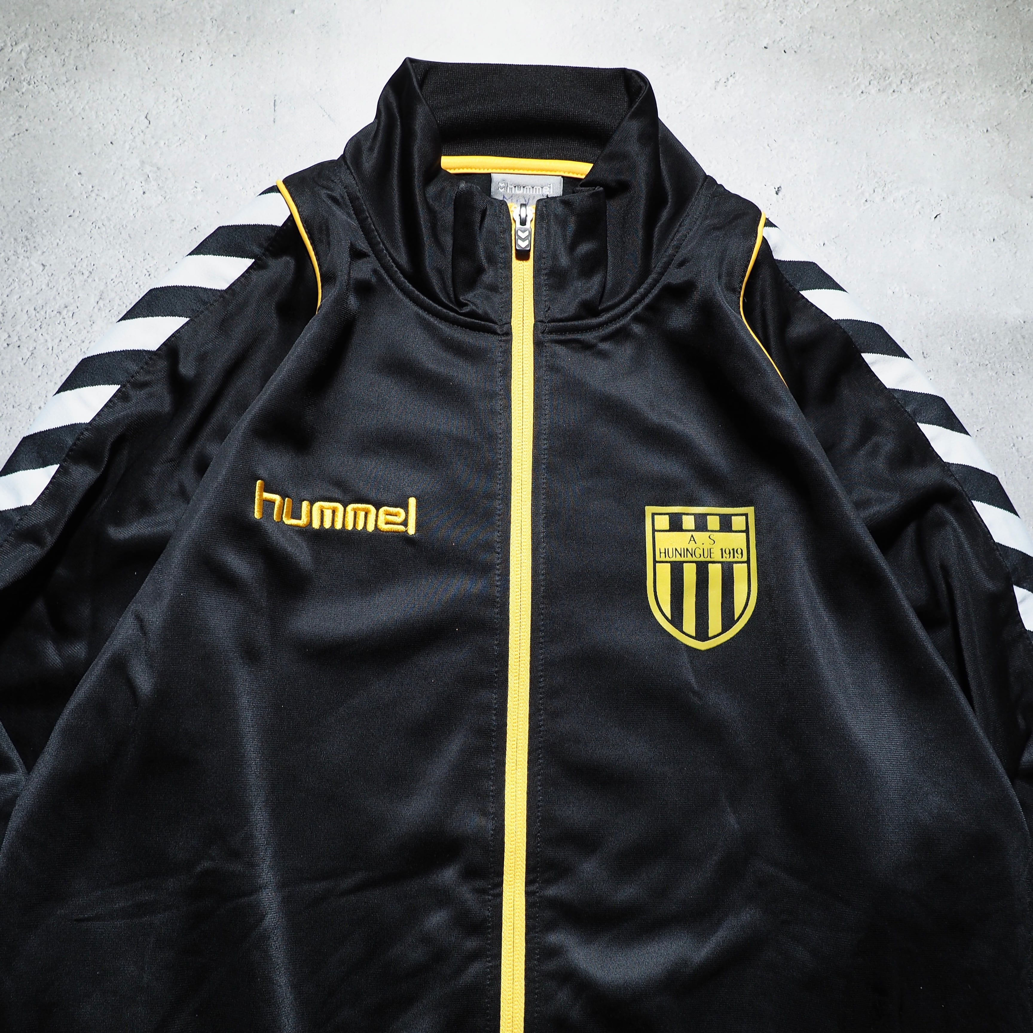 ” hummel ” Corporate logo printed Black track jacket