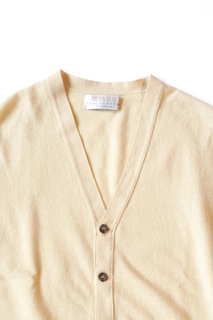 90's “BALLANTYNE” Cashmere Knit Vest Made in SCOTLAND – “DAVIDE CENCI” Special Order