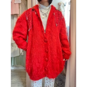 mohair knit　cardigan