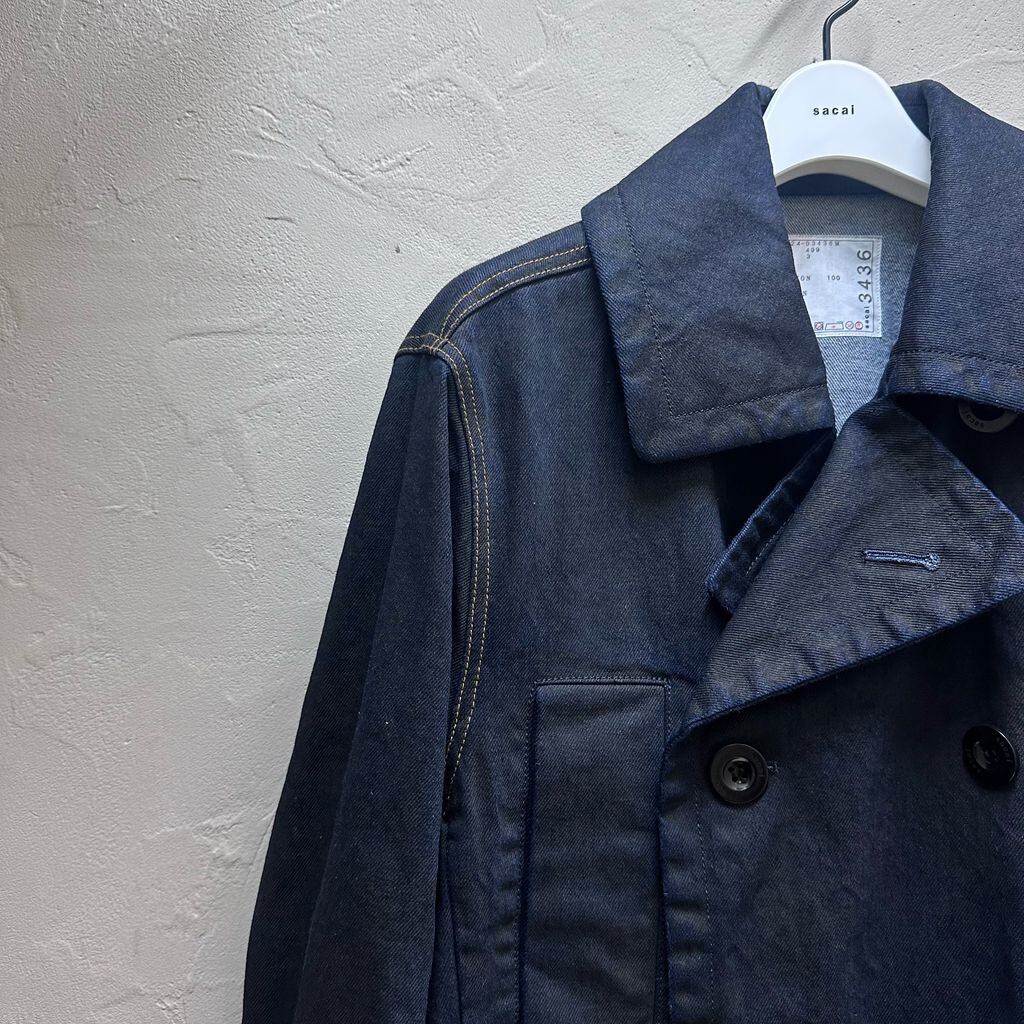sacai サカイ 24AW Double Face Denim Coat Jacket デニムジャケット