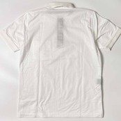 DAKS ダックス ワンポイント 半袖 ポロシャツ M/ホワイト メンズ