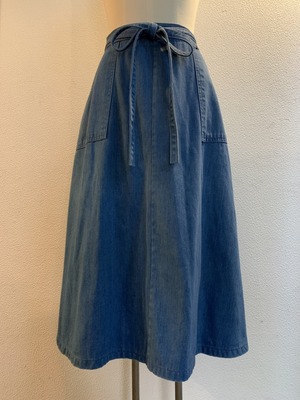 1970's Denim Wrap Skirt "Maverick"