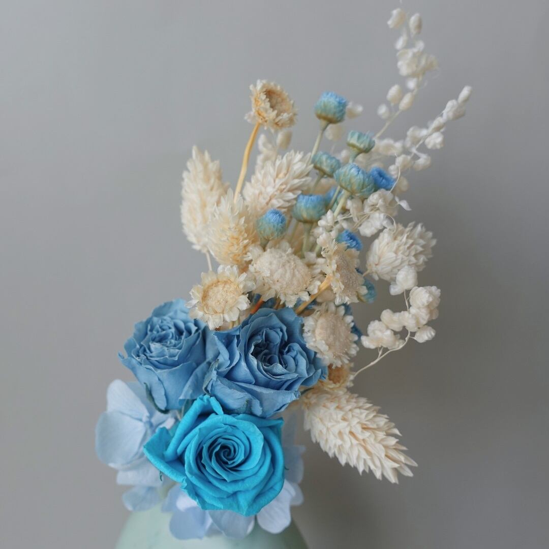 プリザーブドローズのミニスワッグ 花材セット | +FLOWER プリザーブドローズのミニスワッグ 花材セット | +FLOWER