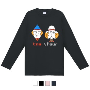 ハンドが選べるトランプTシャツ ポーカー Tシャツ  長袖 グラフィック ハンド プリント カジュアル  衣類 長袖
