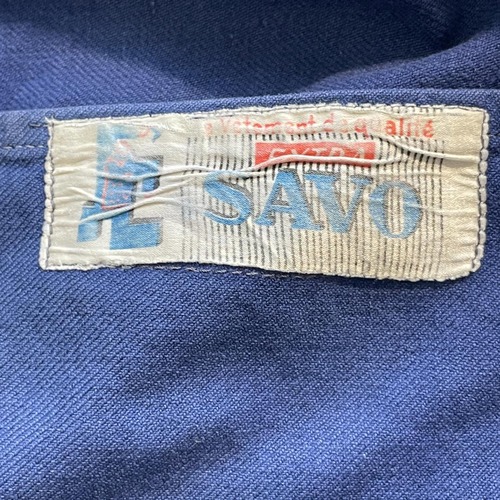 50-60s SAVO 刺繍タグ モールスキン フレンチワークジャケット 詳細写真2