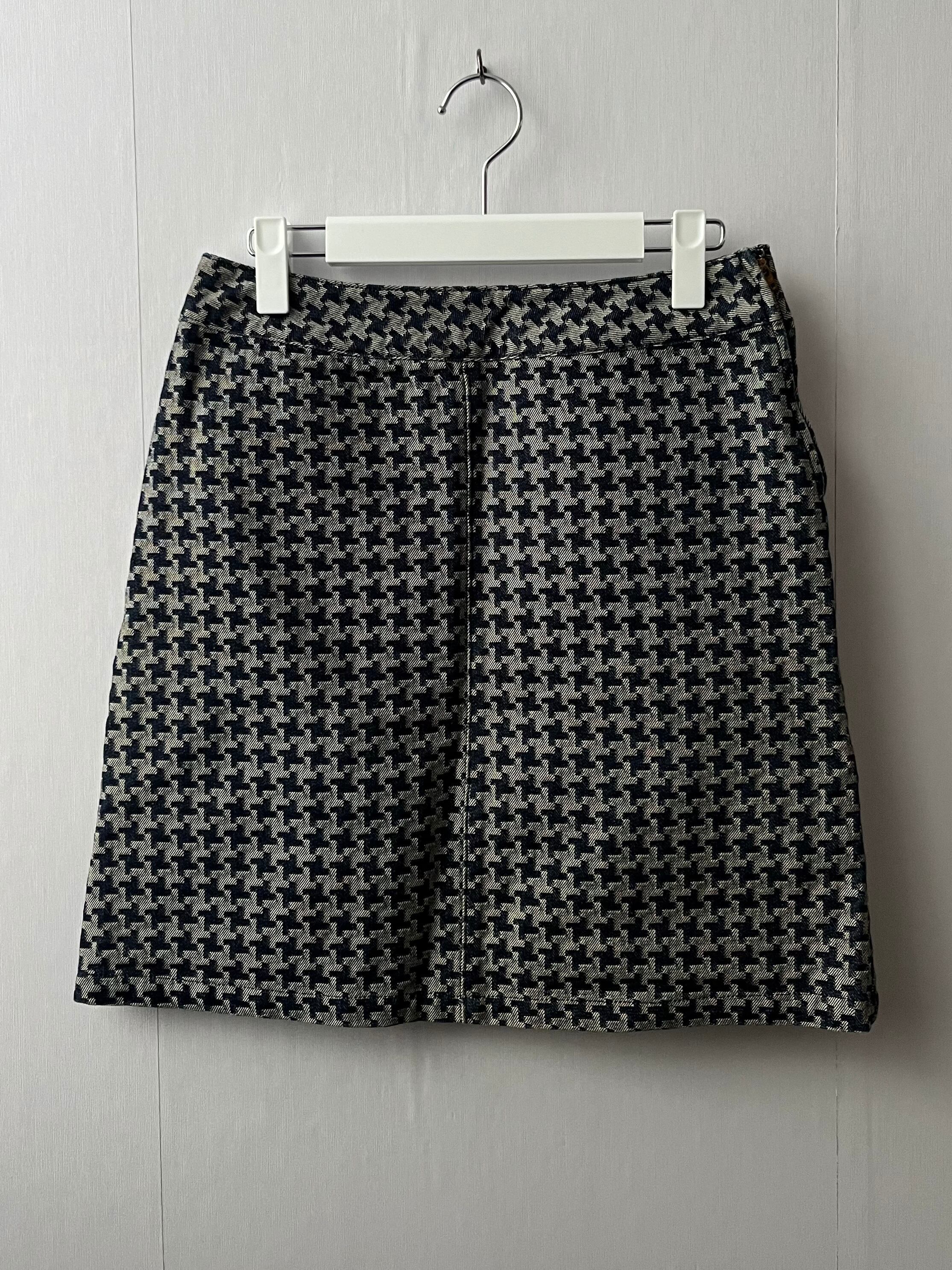 Baserange (ベースレンジ) LARVA SKIRT (BLUE CHECK) | PAY ID