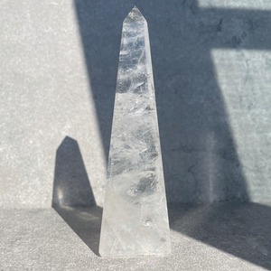 ミナスジェライス産クリアクォーツ オベリスク14◇ Clear Quartz ◇ 天然石・鉱物・パワーストーン