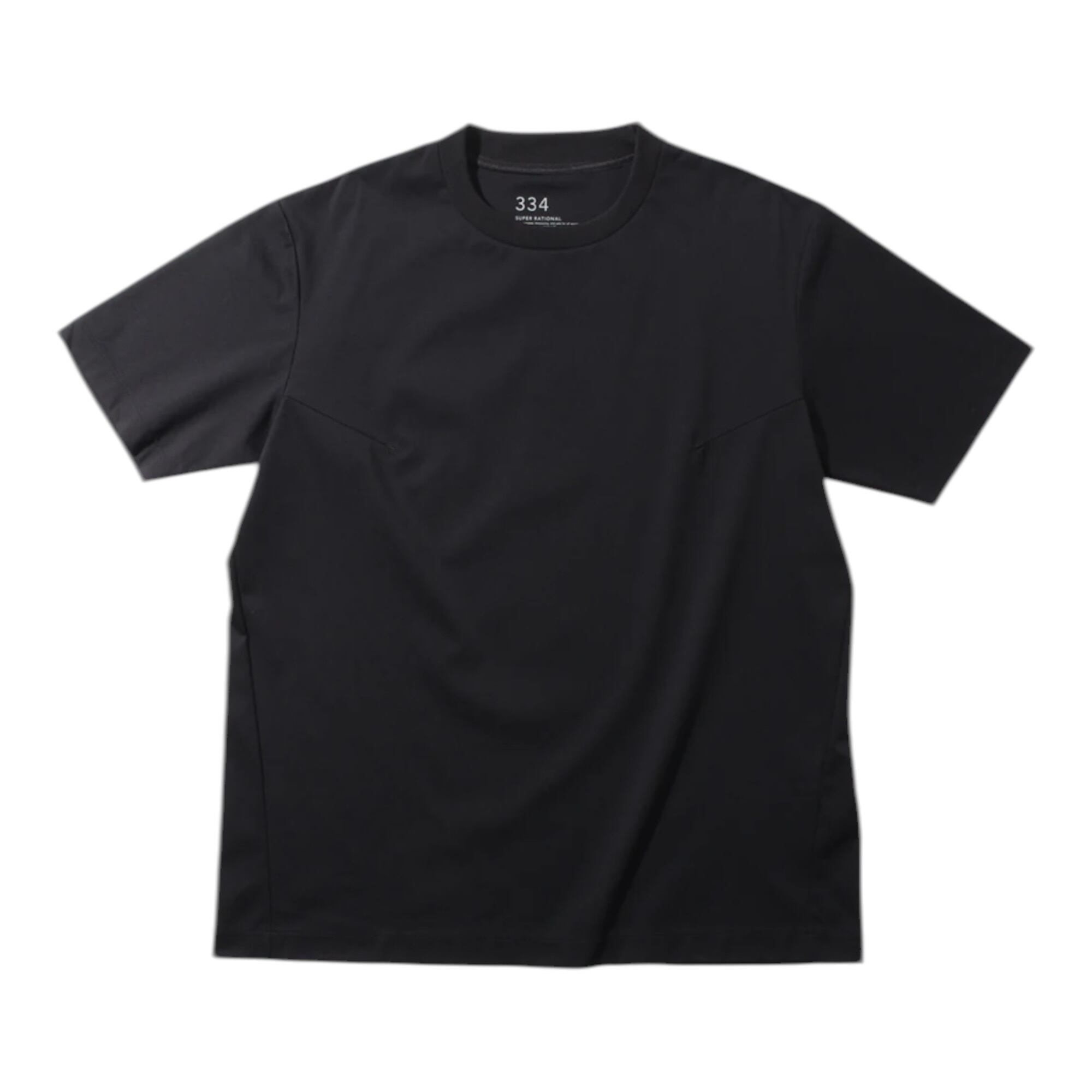 K-3B（ケースリービー) 334_WW シルケット テーラリングTシャツ レギュラーフィット/BLACK