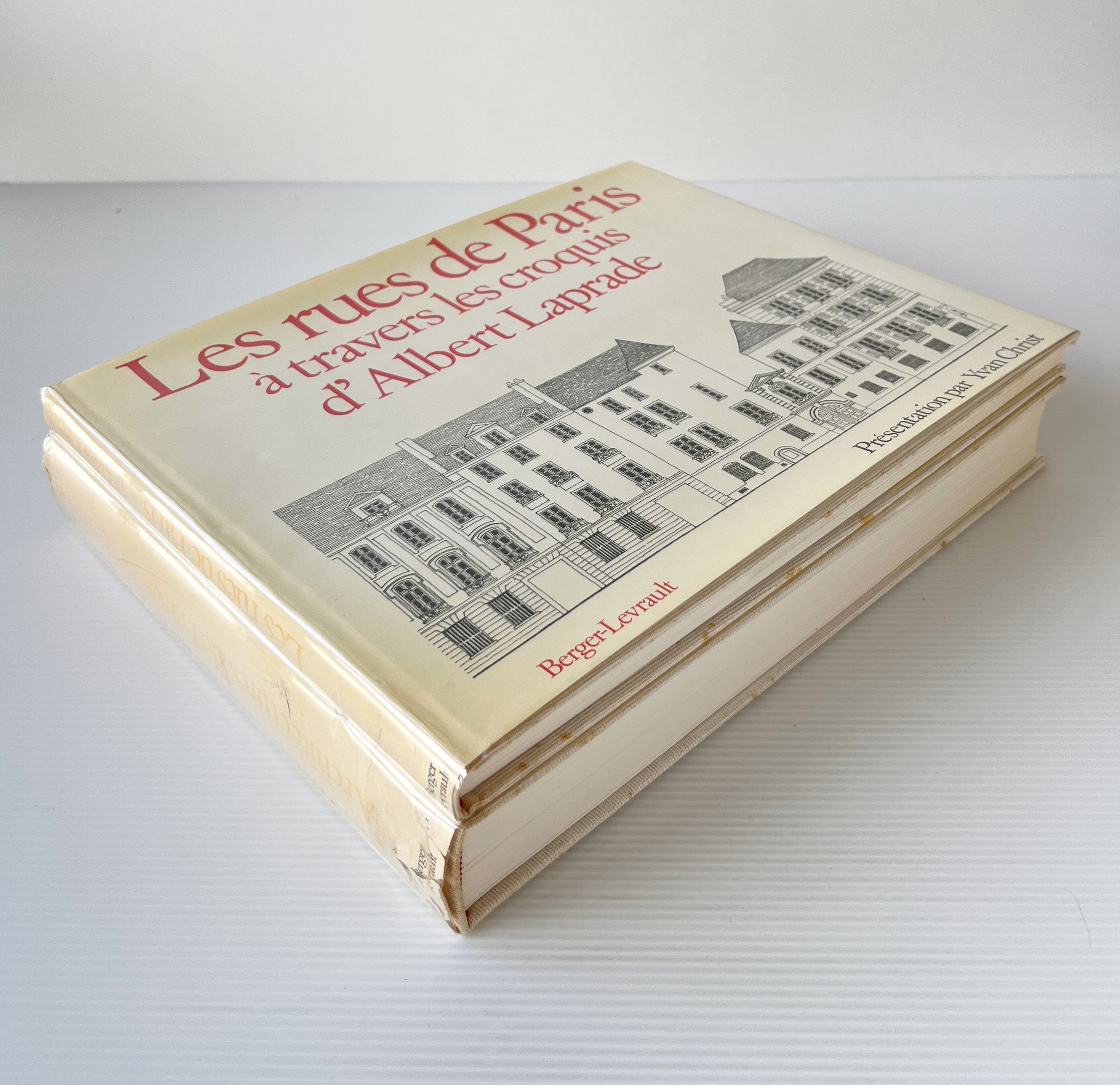 Les Rues de Paris à travers les croquis d'Albert Laprade et Architectures de France à travers les croquis d'Albert Laprade (アルベ―ル・ラプラード スケッチ集)