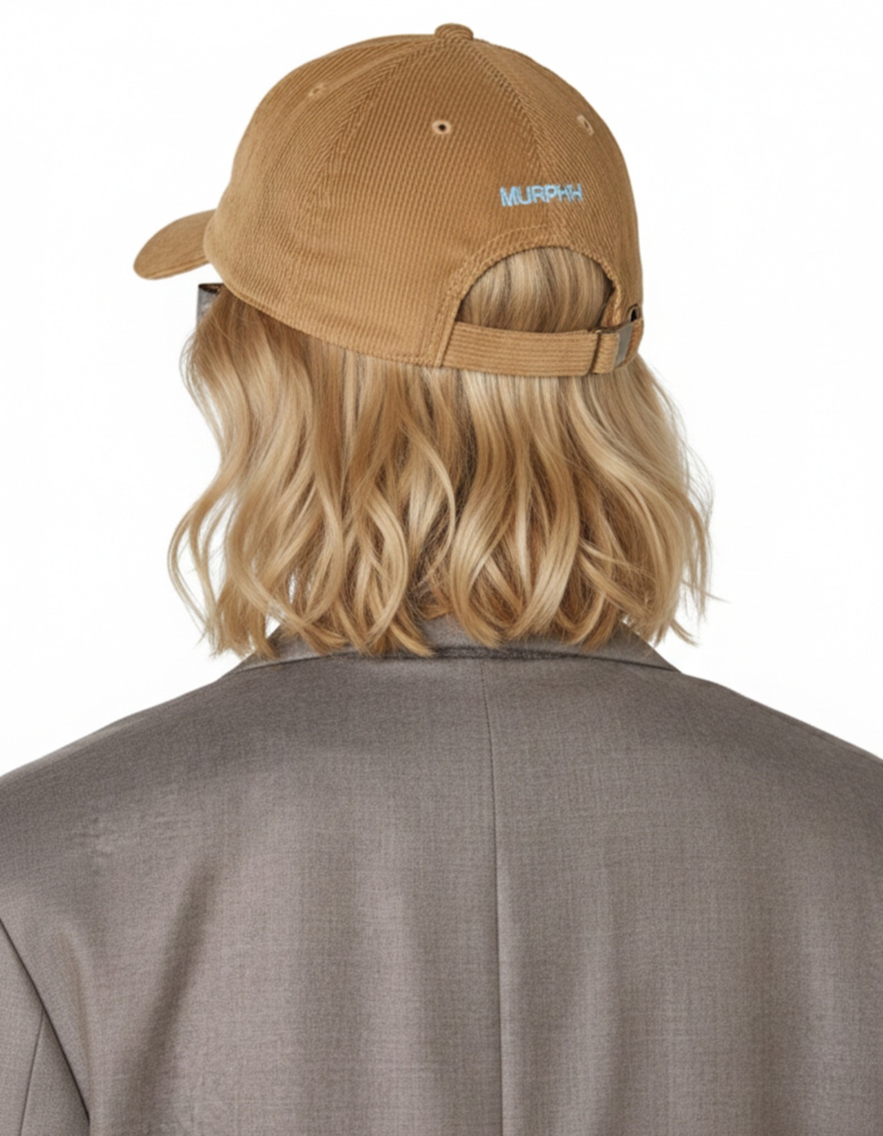 "A Life Less Ordinary CAP "CORD"〔TAN×L.BLUE〕"