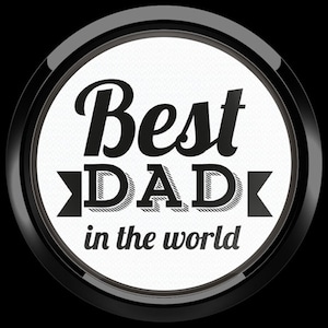 160番 ゴーバッジ BEST DAD IN THE WORLD