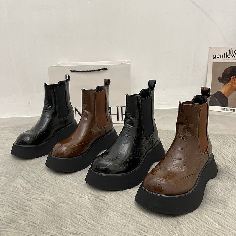 ショートブーツスプリングオータムスタイル 靴 シューズ 春物 秋物 部族の婦人靴40136465604