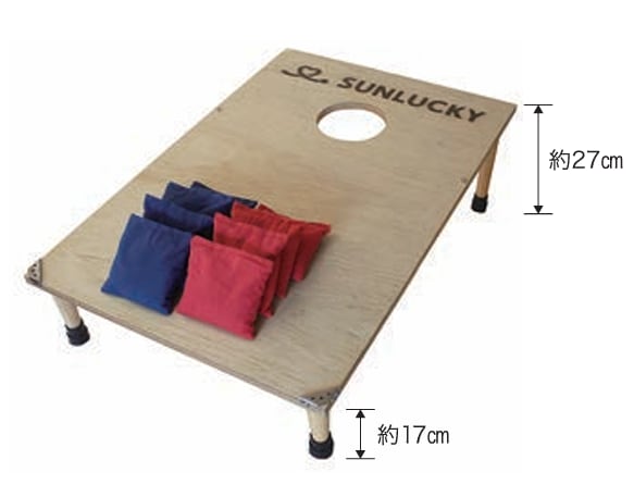 Tailgating Pros コーンホールボードセット w/ビーンバッグとキャリーケース - 4フィートx2フィート コーンホールトス - トーナメントと軽量オプション - L Tailgating Pros 規定フラッグコーンホールボードセット ビーンバッグ8