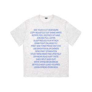 【限定販売】 Word 01 T-shirt -LIMITED COLOR-