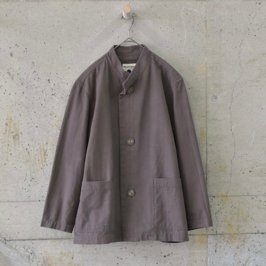 Brown wood button style jacket