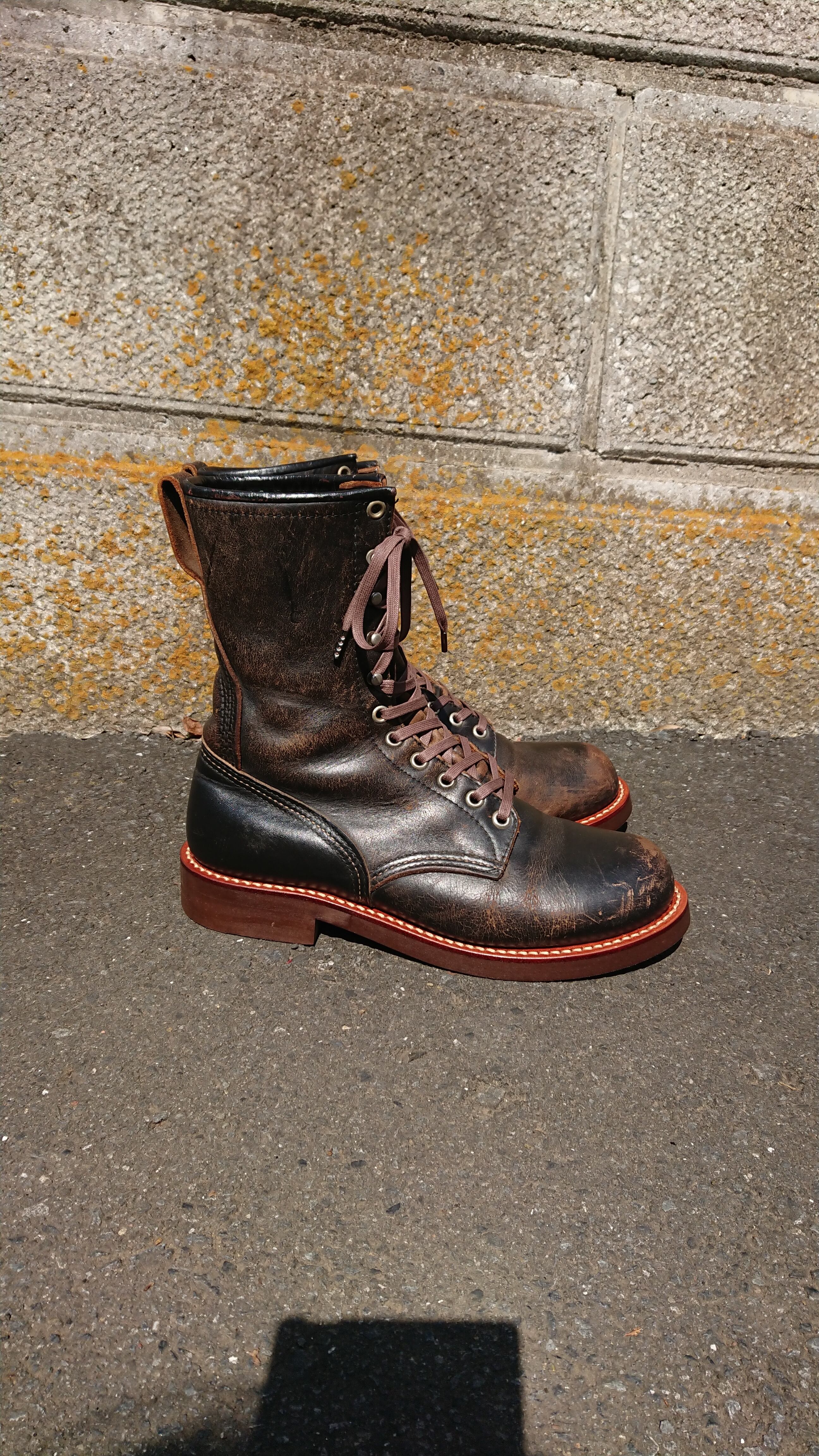 Redwing 699 スチール無しロガーブーツ カスタム コルクソール 中底