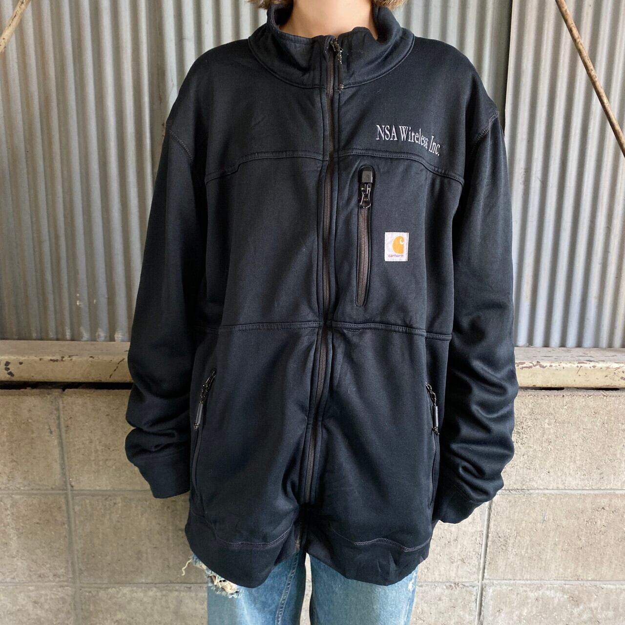 Carhartt カーハート ワンポイント刺繍ロゴ ハイネックジャージ