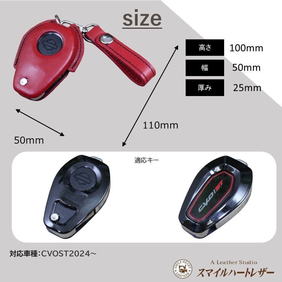ハーレーダビッドソン CVO ST フォブカバー フォブケース 2024年以降