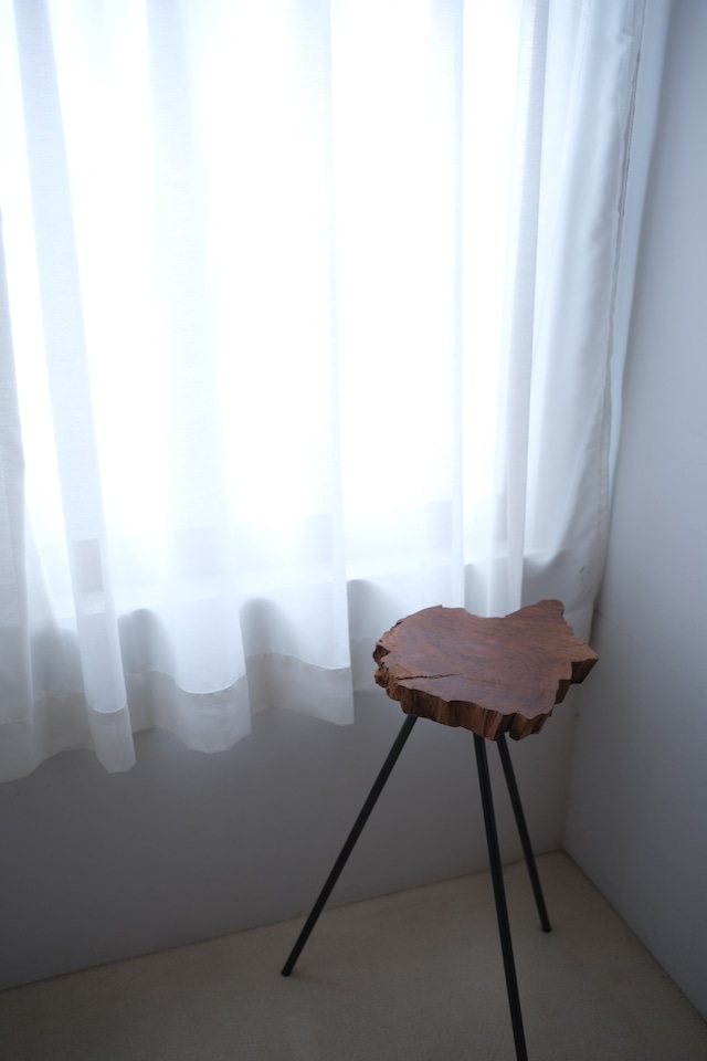 一枚板 Side table "欅" #007