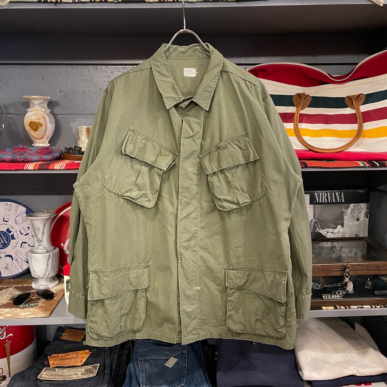 70s U.S.Army Jungle Fatigue Jacket 4th Type | VOSTOK