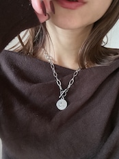 coin silver necklace