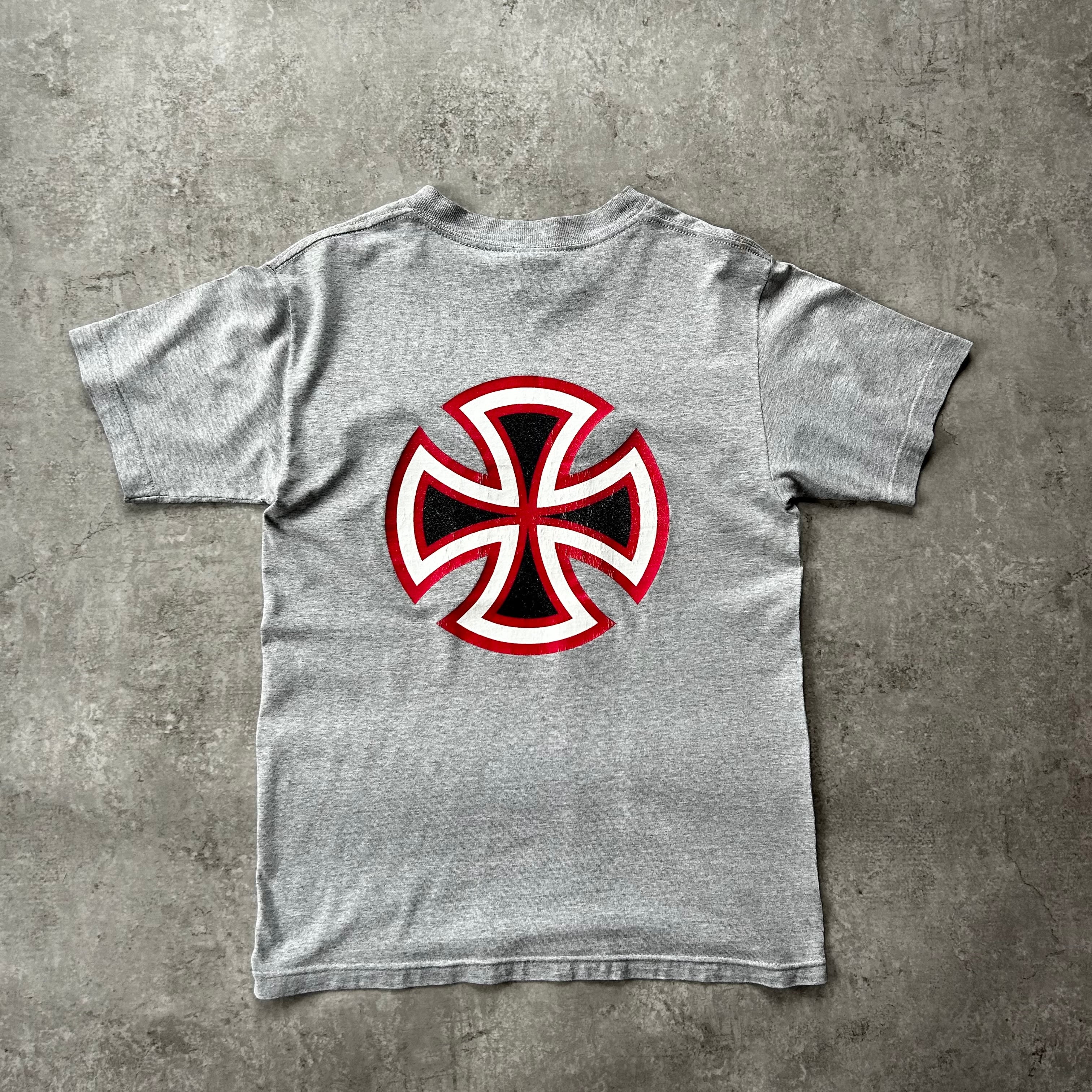 90s インディペンデント tシャツ USA製 グレー アイアンクロス NHS