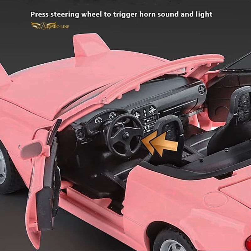 MAZDA ユーノス ロードスター 1/24 ミニカー 全3色 ライト点灯