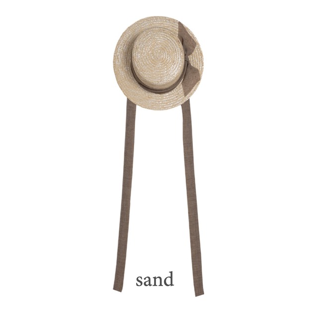 【即納品】THE CLASSIC CANOTIER HAT sand _FROU FROU kids
