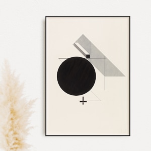 Proun IV エル・リシツキー アートポスター 幾何学 アブストラクト 抽象画 モダン AP023