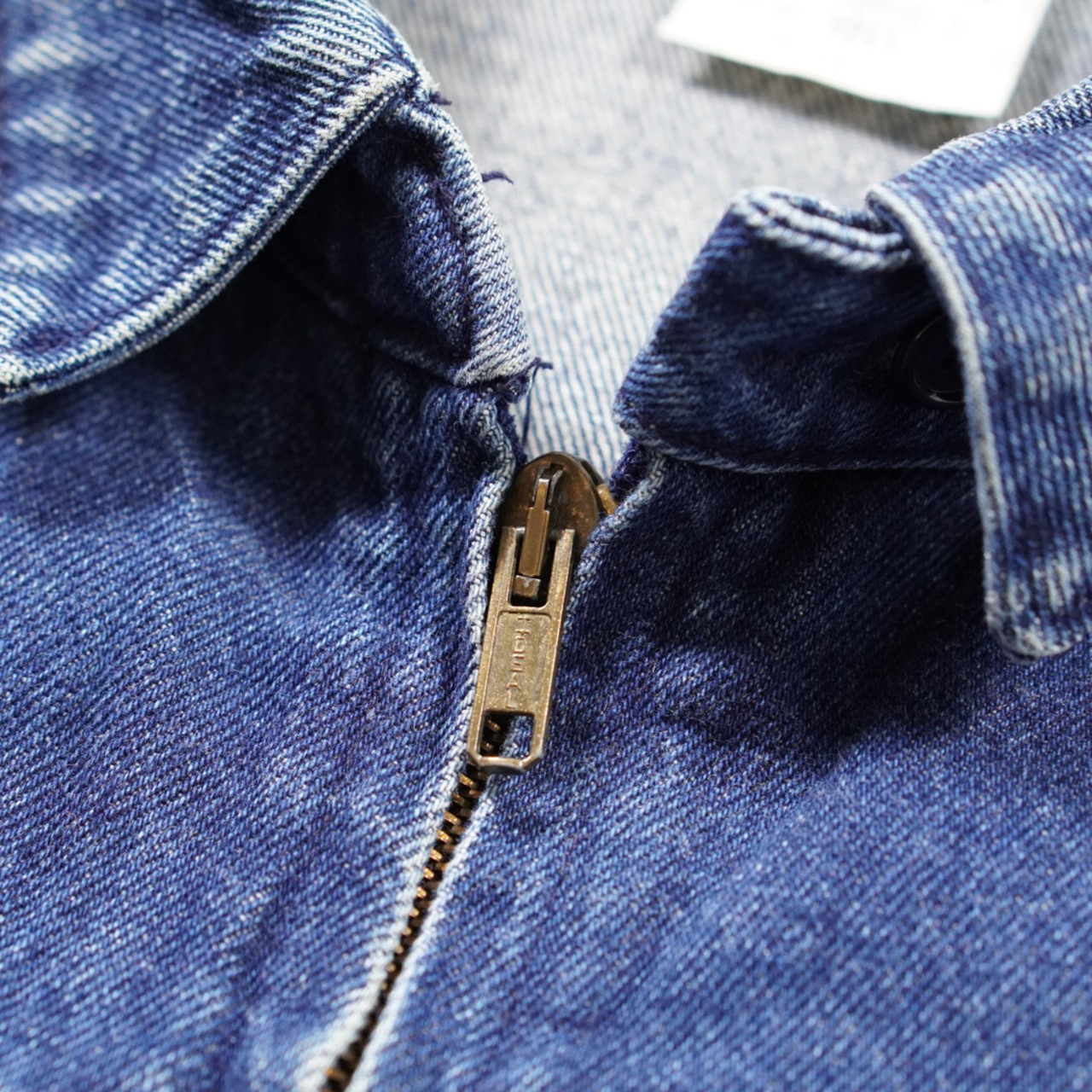 80s L.L.Bean Denim Harrington jacket "made in USA" L 古着 - 7