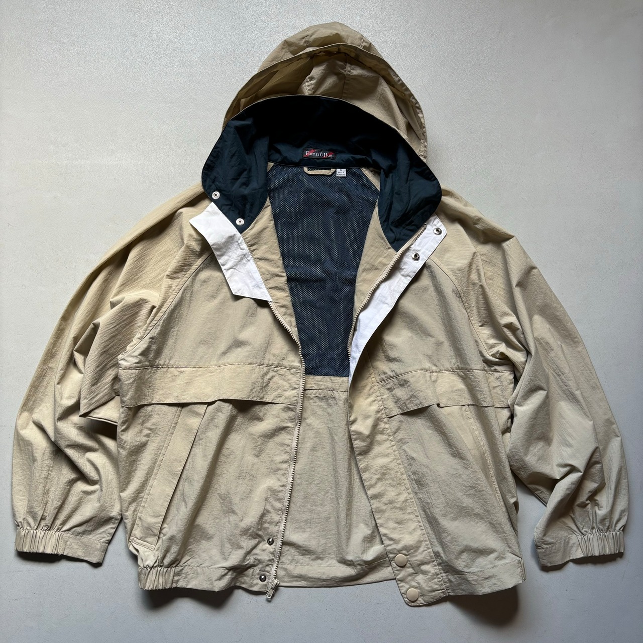 Forest & Hue nylon jacket “size M” ベージュ ナイロンジャケット 短 