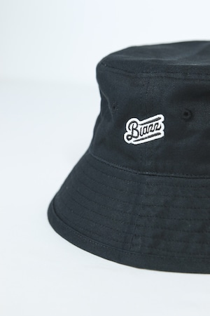 LOGO PATCH Organic Cotton Bucket Hat [BLACK]