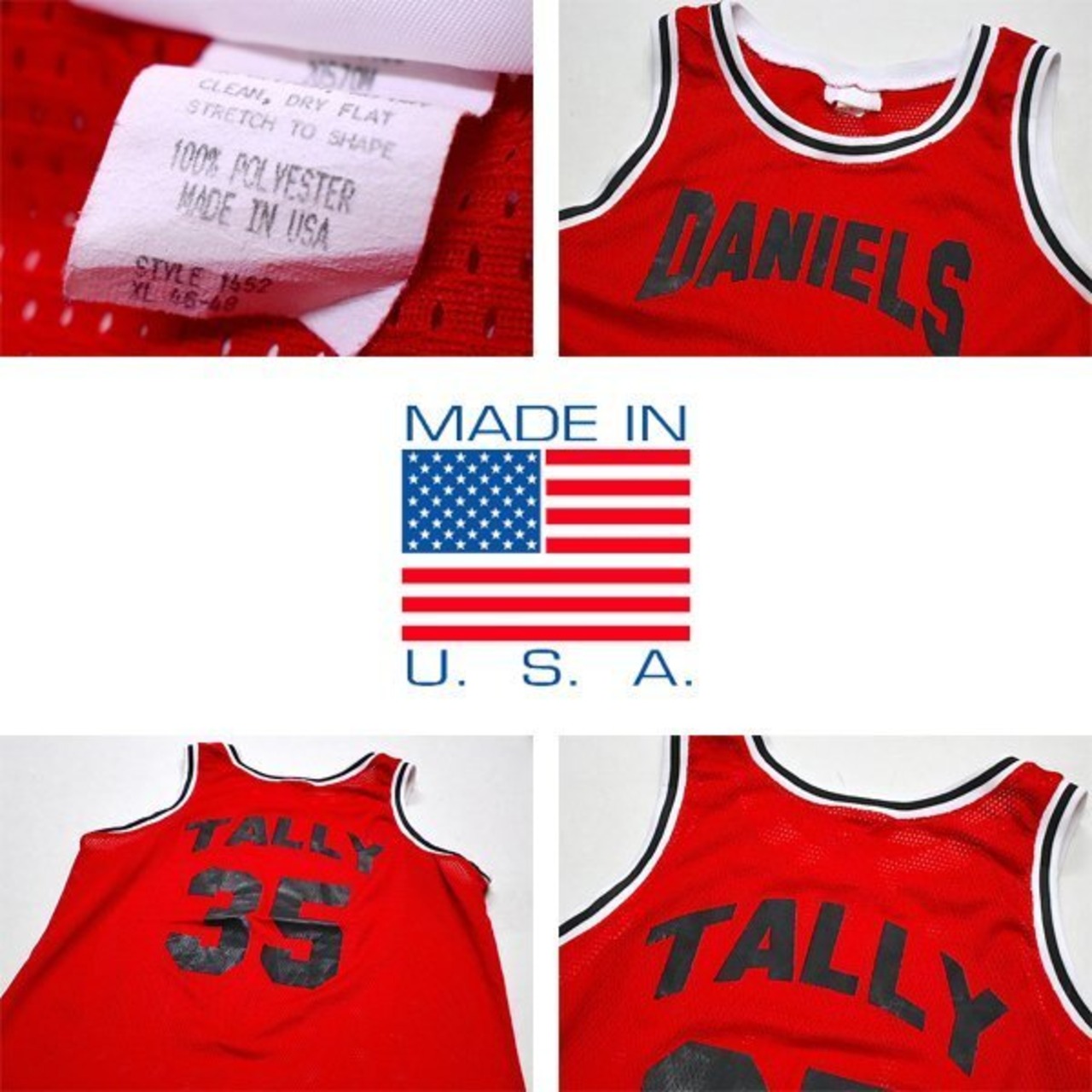 1点物◇USA製メッシュタンクトップ古着メンズMLレディースOKアメカジ  