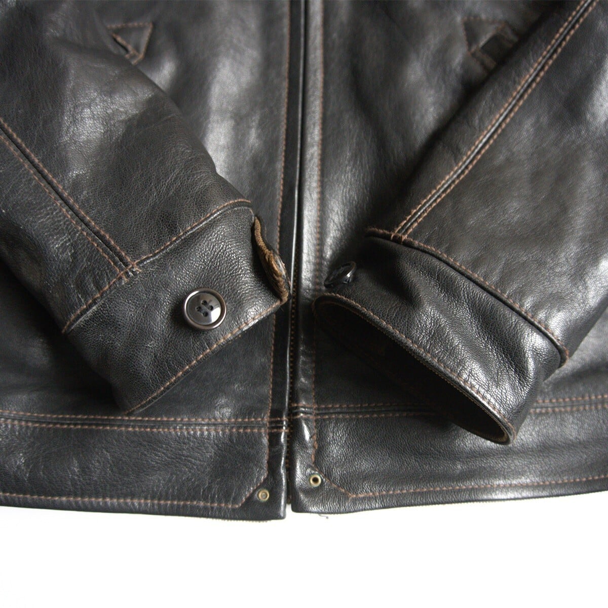 美品】westride【ゴートスキン レザージャケット】40 ウエストライド