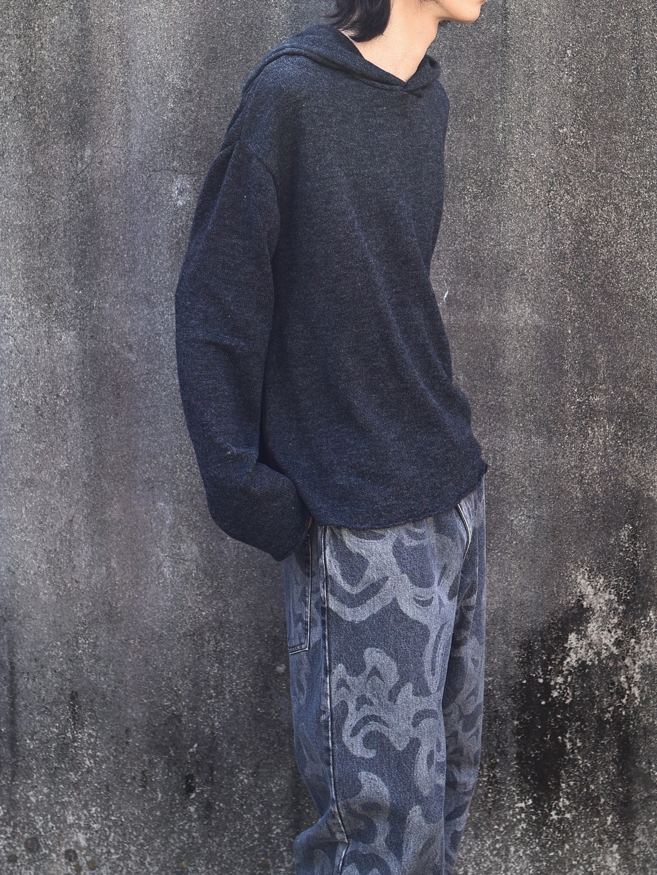 【26aw/ROLDSKOV】rambo hoodie grey