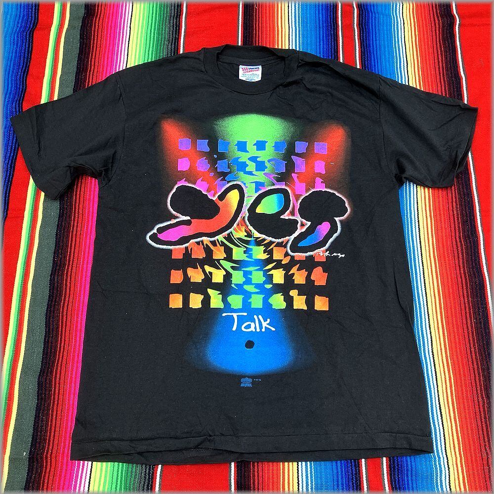 ☆yes Peter Max デッドストック 90s USA製 Tシャツ ワールドツアー